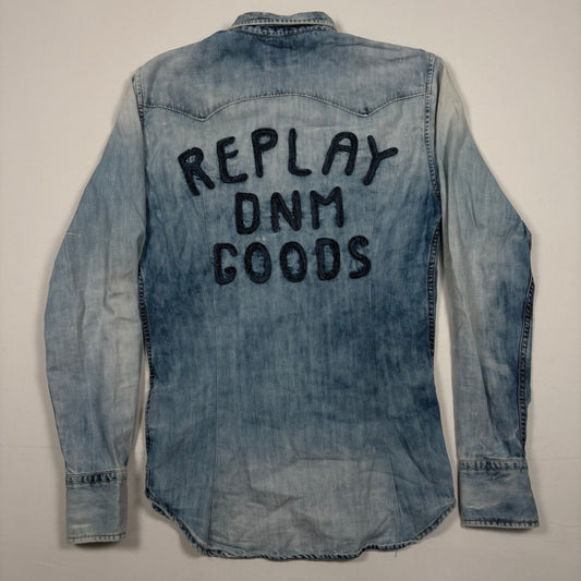 (S) Replay Men's Y2K Denim Shirt