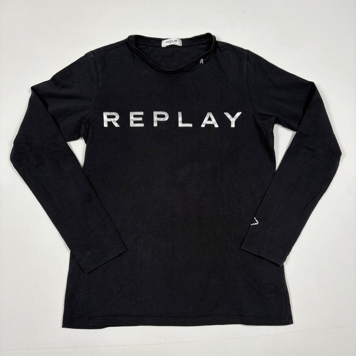 (XS) Replay Black Y2K Blouse