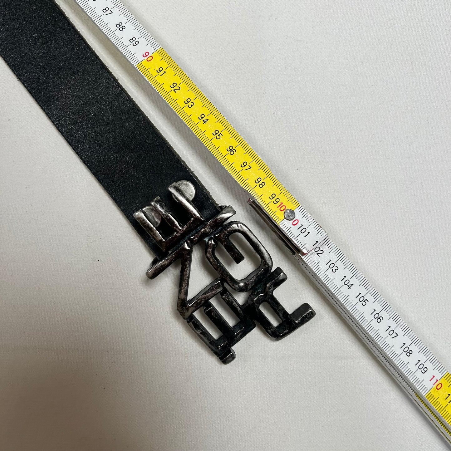 Energie Black Leather Belt