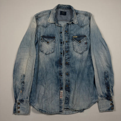 (S) Replay Men's Y2K Denim Shirt