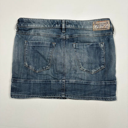 (S) Diesel Denim Mini Skirt