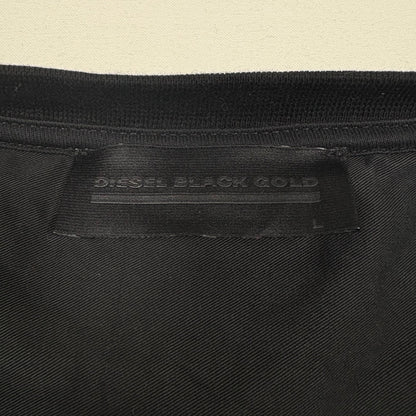 (L) Diesel Men's Black Gold T-Shirt
