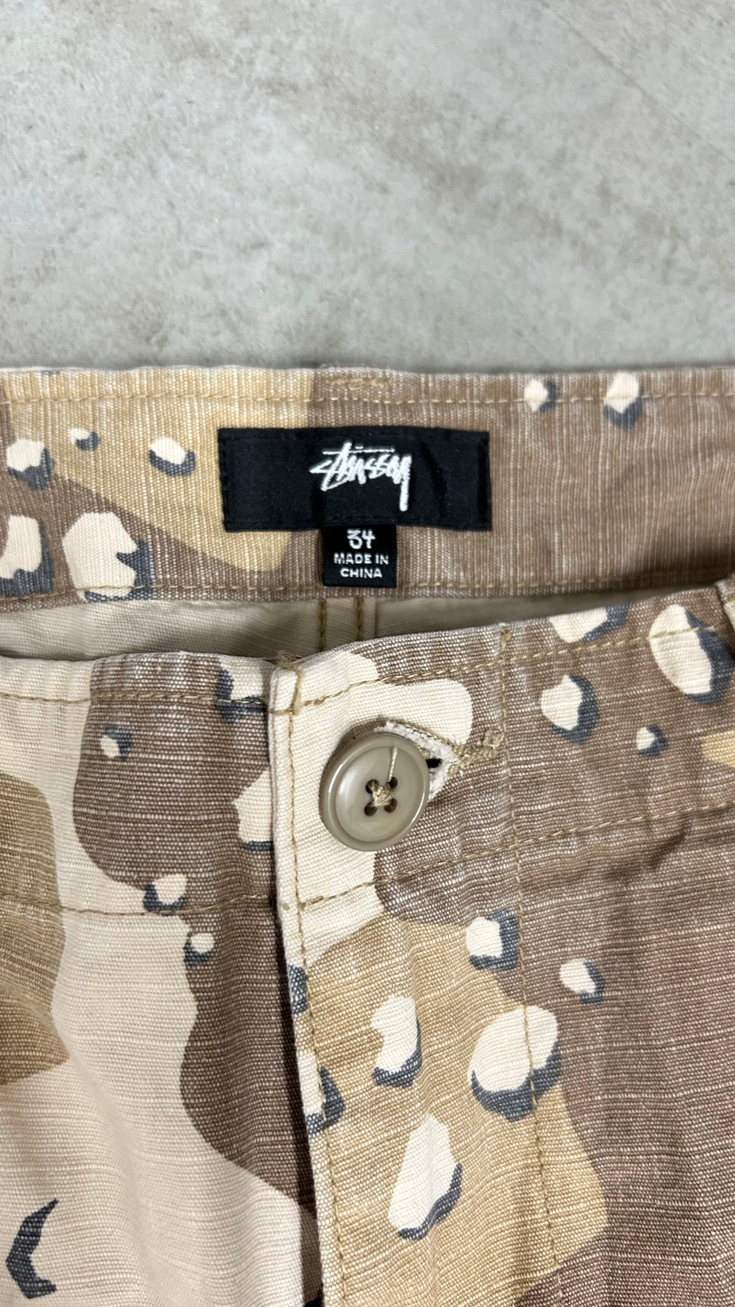 (L) Stüssy Military Ripstop Cargo Pant in Desert Camo